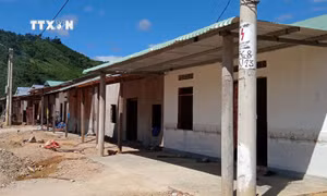 Vùng sạt lở núi huyện Phước Sơn nỗ lực ổn định chỗ ở cho đồng bào trước mùa mưa lũ