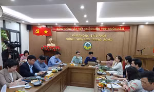 Văn phòng Điều phối Trung ương Chương trình mục tiêu quốc gia đã tổ chức thông tin với báo chí về Bộ tiêu chí và quy trình đánh giá, phân hạng sản phẩm Chương trình mỗi xã một sản phẩm (OCOP). Ảnh: bnews.vn