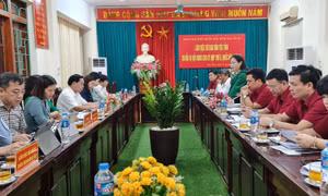 Quang cảnh buổi khảo sát. Ảnh: Vũ Hà- TTXVN