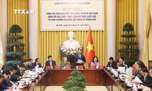 Công bố Lệnh của Chủ tịch nước về 9 luật vừa được Quốc hội thông qua