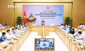 Thủ tướng Phạm Minh Chính chủ trì họp triển khai biện pháp cấp bách khắc phục hậu quả bão số 3