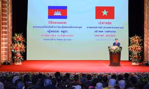 Quang cảnh lễ kỷ niệm. Ảnh: Văn Điệp - TTXVN