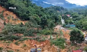 Hà Giang khắc phục sạt lở đất nghiêm trọng trên tuyến Quốc lộ 2 
