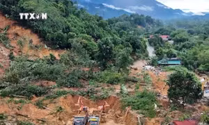 Hà Giang khắc phục sạt lở đất nghiêm trọng trên tuyến Quốc lộ 2 