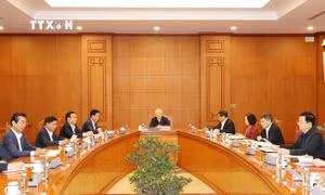 Tổng Bí thư Nguyễn Phú Trọng chủ trì họp Tiểu ban Nhân sự Đại hội XIV của Đảng