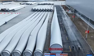 Trung Quốc sản xuất cánh turbine gió dài nhất thế giới