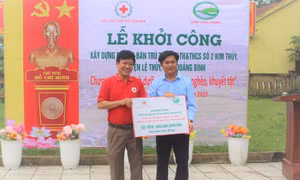 Quảng Bình khởi công xây dựng bếp ăn bán trú hỗ trợ thầy, trò khu vực biên giới, vùng núi