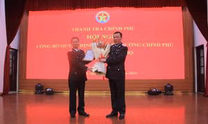 Trao Quyết định bổ nhiệm Phó Tổng Thanh tra Chính phủ Lê Tiến Đạt