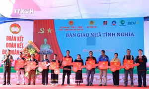 Sôi nổi Ngày hội Đại đoàn kết toàn dân tộc ở xã Ea Ktur