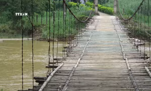Kiến nghị nâng cấp cầu treo xuống cấp gây nguy hiểm tại miền núi Thanh Hóa