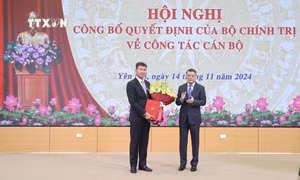 Công bố quyết định chuẩn y ông Trần Huy Tuấn làm Bí thư Tỉnh ủy Yên Bái