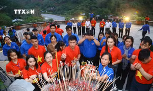 Tưởng nhớ các Anh hùng liệt sĩ thanh niên xung phong tại Ngã ba Cò Nòi