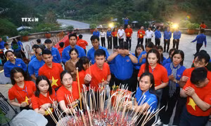 Tưởng nhớ các Anh hùng liệt sĩ thanh niên xung phong tại Ngã ba Cò Nòi