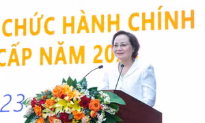 Bộ trưởng Phạm Thị Thanh Trà phát biểu chỉ đạo tại Lễ khai mạc. Ảnh: tcnn.vn