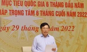 Sáng 29/7/2022, tại Trụ sở Chính phủ, Phó Thủ tướng Thường trực Phạm Bình Minh, Trưởng Ban chỉ đạo, chủ trì Hội nghị trực tuyến Ban Chỉ đạo Trung ương các chương trình mục tiêu quốc gia giai đoạn 2021 - 2025 với các địa phương về kết quả thực hiện các chư