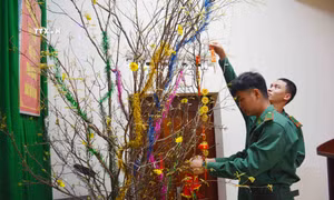 Đón Tết ở đồn biên phòng tỉnh Đắk Lắk
