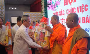 Bạc Liêu tổ chức gặp mặt chức sắc tôn giáo dịp Tết Nguyên đán