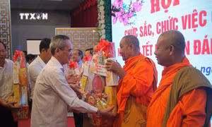 Bạc Liêu tổ chức gặp mặt chức sắc tôn giáo dịp Tết Nguyên đán