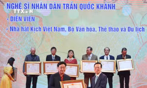 Danh hiệu cao quý của Nhà nước tạo động lực để nghệ sỹ tận tâm cống hiến