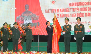 Chủ tịch nước Võ Văn Thưởng: Phát huy sức mạnh đại đoàn kết toàn dân tộc trong xây dựng nền biên phòng toàn dân