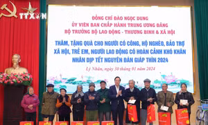 Gần 7,5 triệu lượt người lao động có hoàn cảnh khó khăn được hỗ trợ tiền Tết