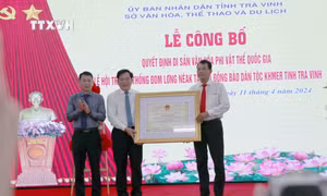 Công bố Di sản văn hóa phi vật thể Quốc gia Lễ hội Đom Lơng Néak Tà
