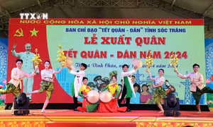 Sóc Trăng lần đầu tiên tổ chức Tết quân - dân nhân dịp Tết Chôl Chnăm Thmây