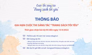 Gia hạn nhận bài dự cuộc thi "Trang sách tôi yêu"