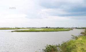 Cần sớm khơi thông dòng chảy, chống sạt lở bờ sông Vĩnh Định ở Quảng Trị