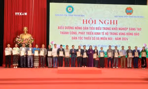 Thanh Hóa biểu dương nông dân vùng miền núi khởi nghiệp sáng tạo