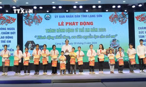 Lạng Sơn tạo môi trường phát triển cho trẻ em vùng dân tộc thiểu số