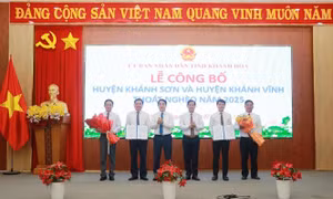 Hai huyện miền núi ở Khánh Hòa ra khỏi danh sách huyện nghèo