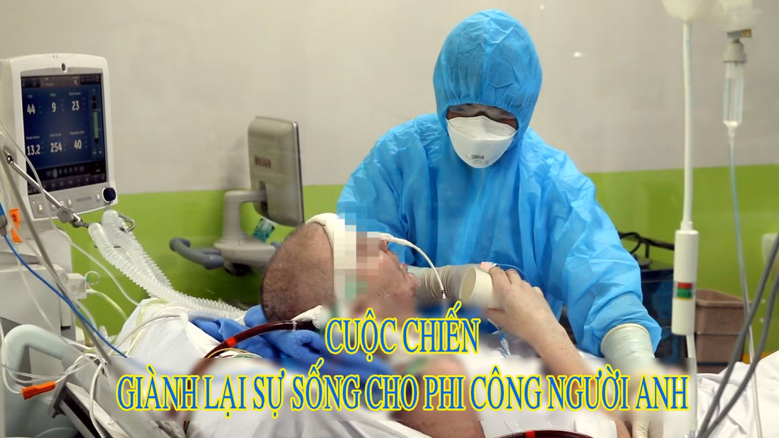 Cuộc chiến giành lại sự sống cho phi công người Anh