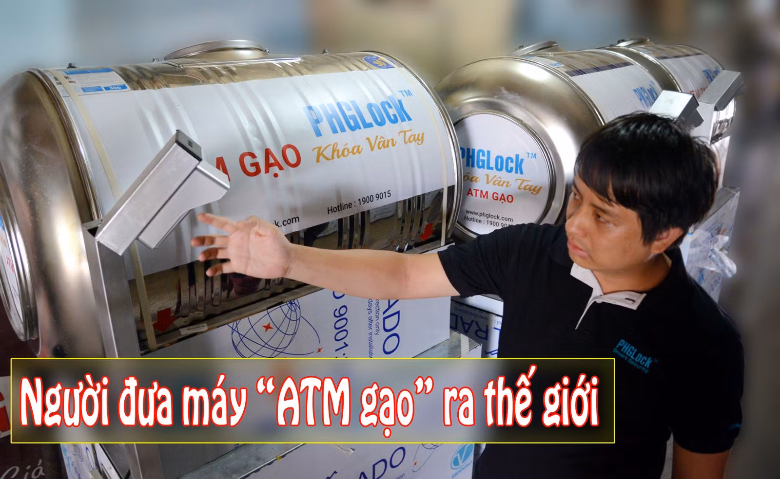Người đưa máy 'ATM gạo' ra thế giới