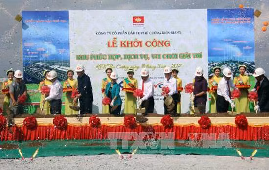 Xây sân đáp máy bay trực thăng tại khu phức hợp dịch vụ giải trí Kiên Giang ảnh 1