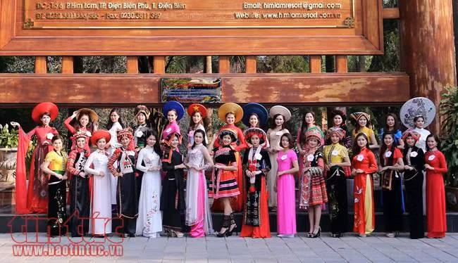 Cận cảnh nhan sắc 30 thí sinh thi Người đẹp hoa Ban Điện Biên 2017 ảnh 1