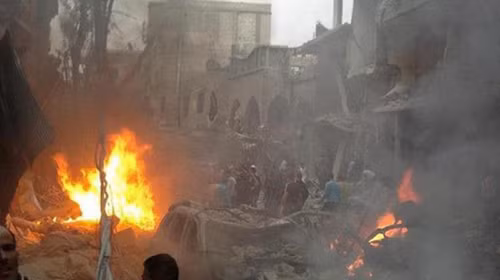 Đánh bom thành cổ Damascus ở Syria, hơn 70 người thương vong ảnh 1
