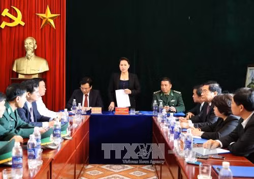 Chủ tịch Quốc hội Nguyễn Thị Kim Ngân thăm và làm việc tại tỉnh Điện Biên ảnh 1