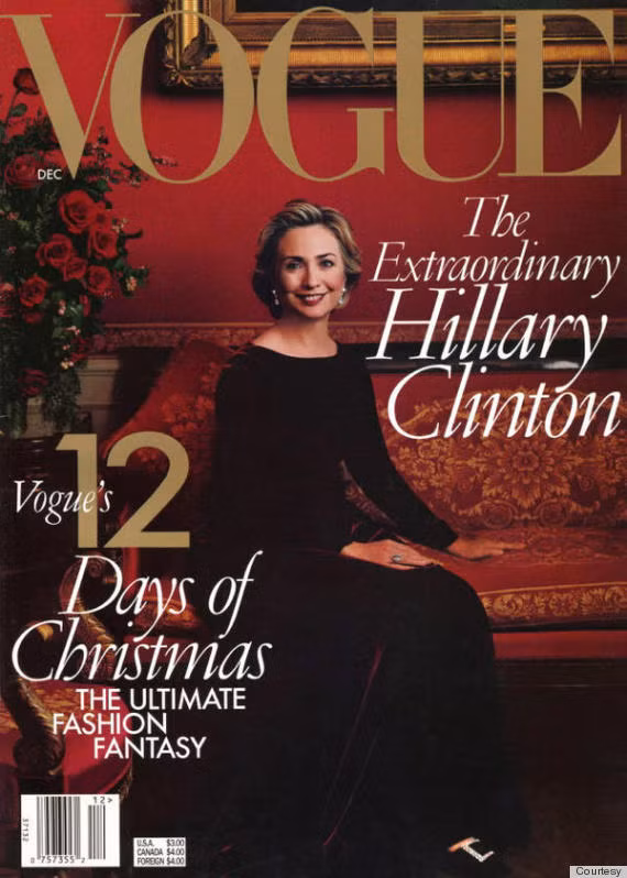 Tạp chí thời trang Vogue phá vỡ truyền thống ủng hộ bà Clinton ảnh 1