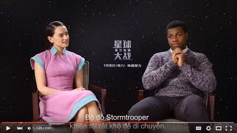 Đoàn làm phim Star Wars gửi lời chúc tới fan Việt Nam ảnh 1