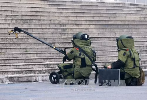 Tổng duyệt lễ xuất quân và diễn tập bảo vệ Đại hội Đảng ảnh 8