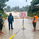 Bộ đội Biên phòng chủ động ứng phó mưa lớn, bảo đảm an toàn khu vực biên giới
