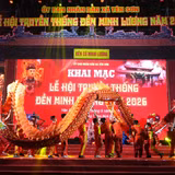 Khai hội truyền thống Đền Minh Lương