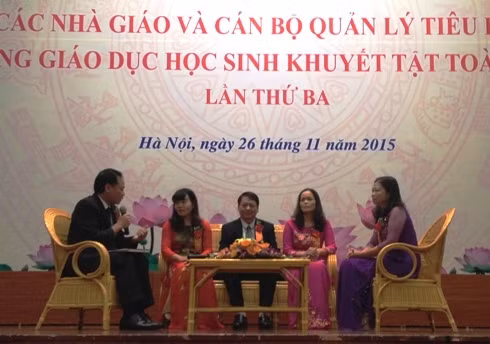 Tuyên dương nhà giáo trong giáo dục học sinh khuyết tật ảnh 1