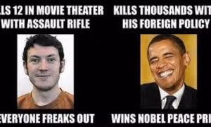 Tổng thống Obama bị so sánh với sát thủ rạp chiếu phim