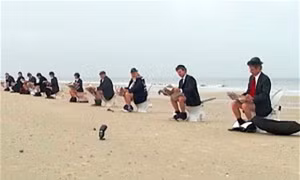 Biểu tình trên bồn cầu