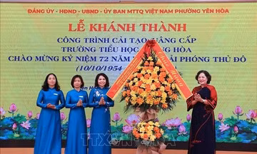 Hà Nội khánh thành 3 trường học hiện đại