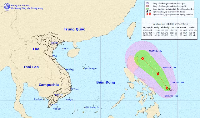 Bão sắp vào Biển Đông ảnh 1