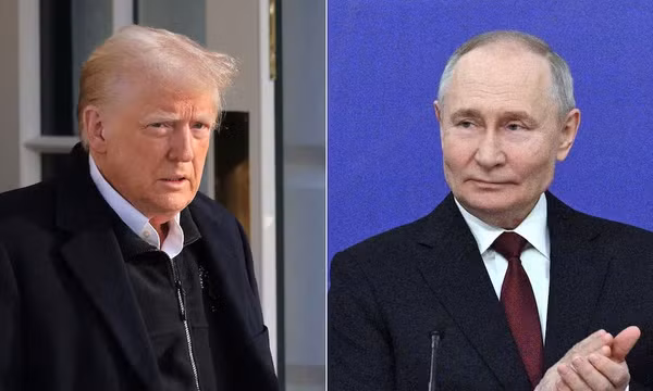 Tổng thống Trump đã gây bất ngờ cho các đồng minh châu Âu khi công bố thỏa thuận mua dầu diesel từ Nga. Ảnh: ABC News