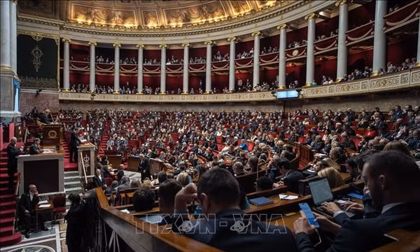 Quang cảnh phiên họp Quốc hội Pháp tại thủ đô Paris. Ảnh: THX/TTXVN